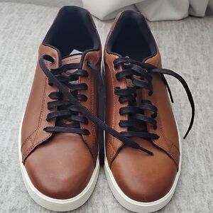 Cole Haan Tan Leather Sneakers